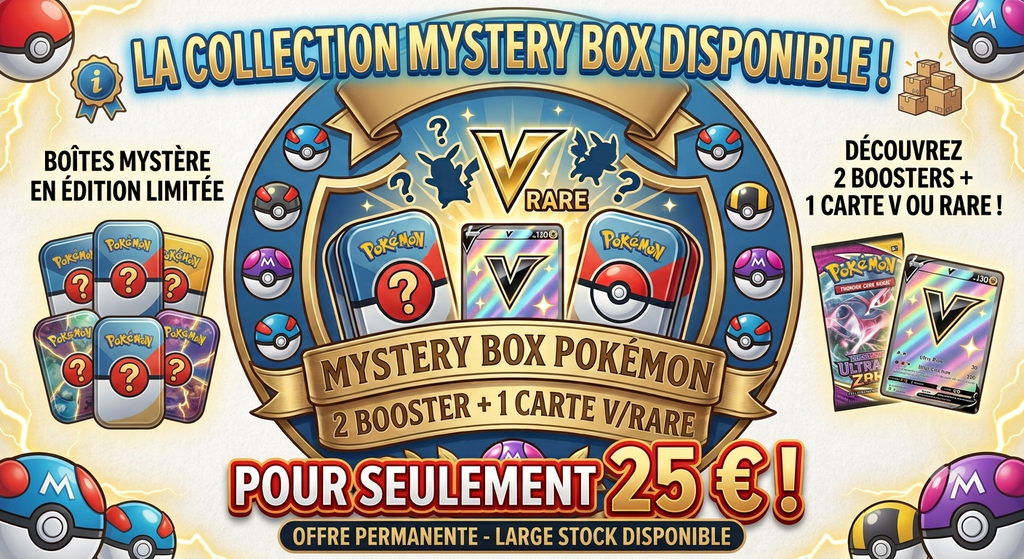 🎁 Mini Tin Mystère Pokémon – Édition Dresseur